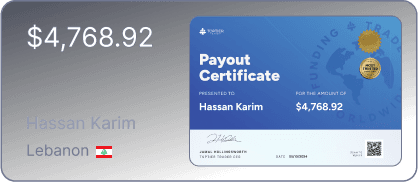 Funded Account Certificate